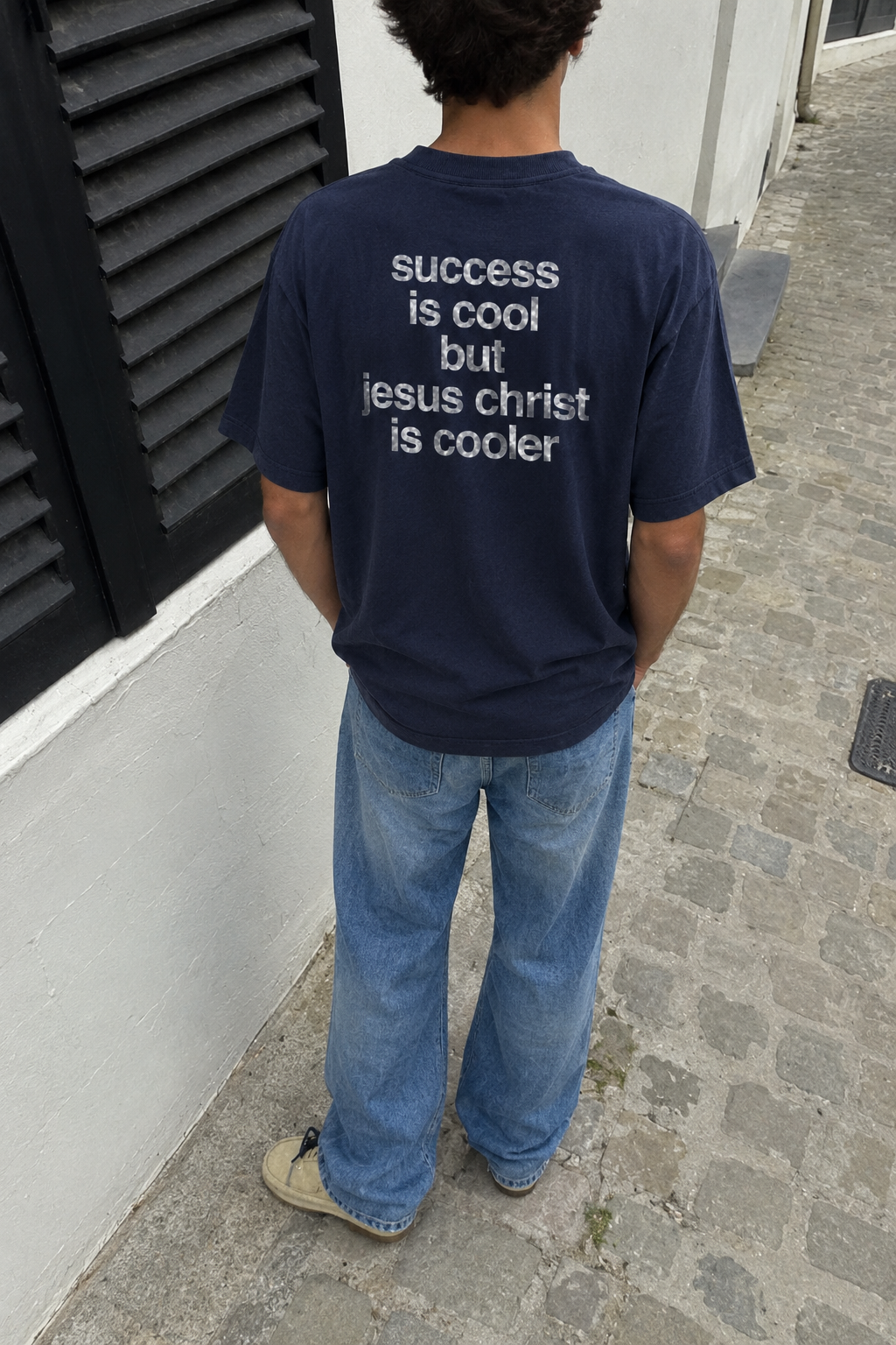 Success Is Cool But Jesus Christ Is Cooler Tee – Christian T-Shirt by SentByHeaven, image 2