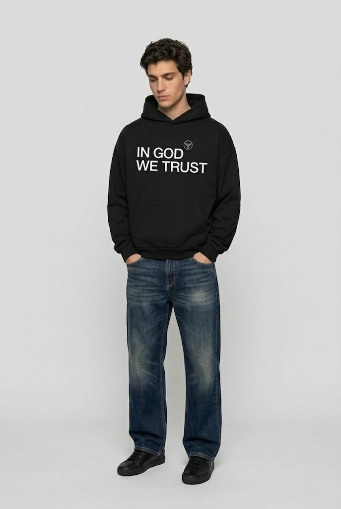 In God we trust Heavyweight Hoodie