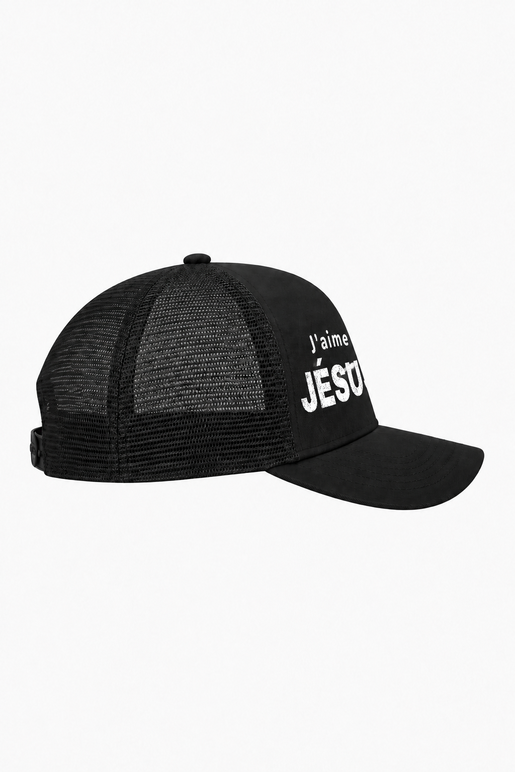 J'aime Jésus Cap – Christian Trucker Cap by SentByHeaven, image 3