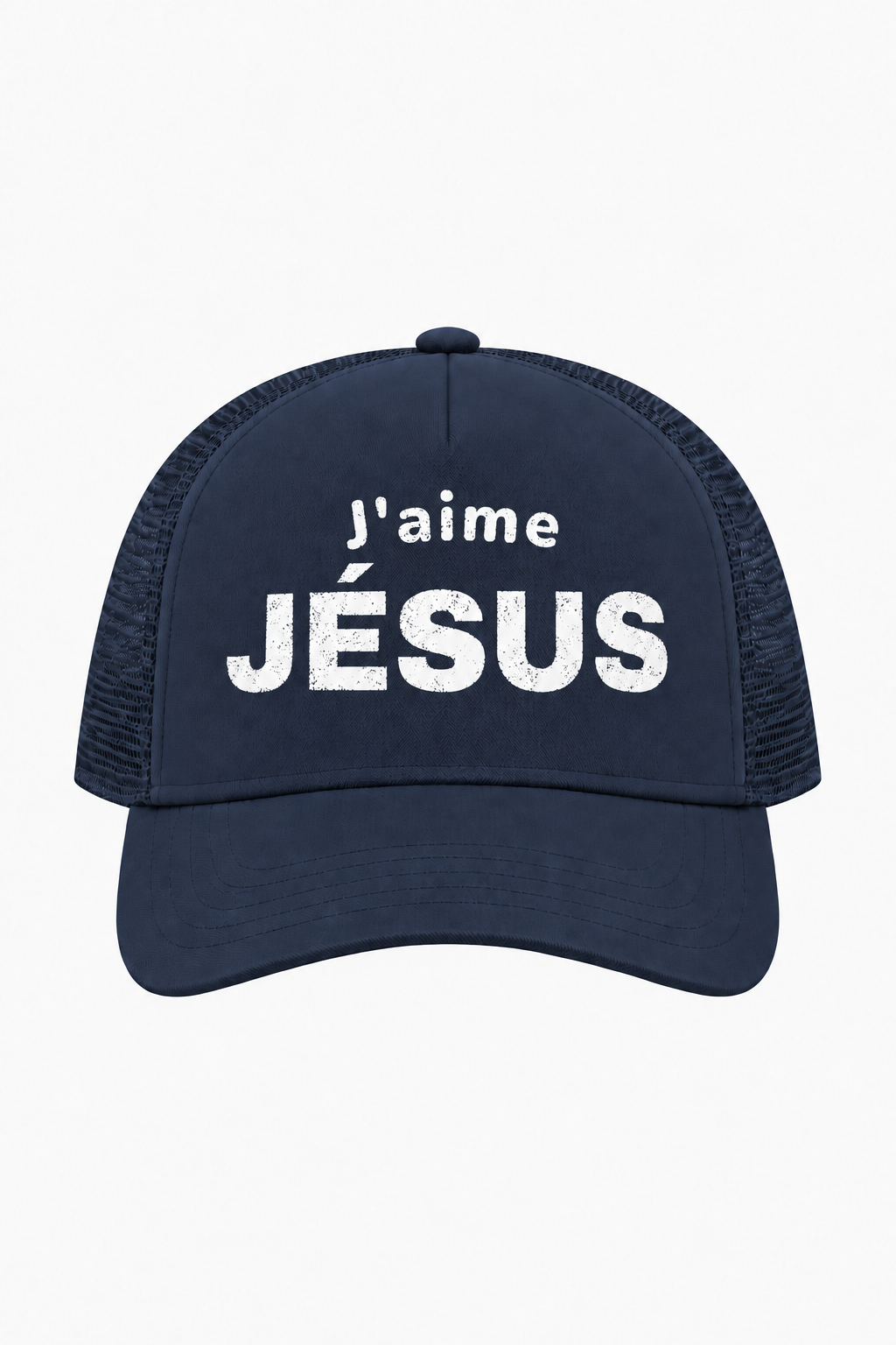 J'aime Jésus Cap – Christian Trucker Cap by SentByHeaven, image 4