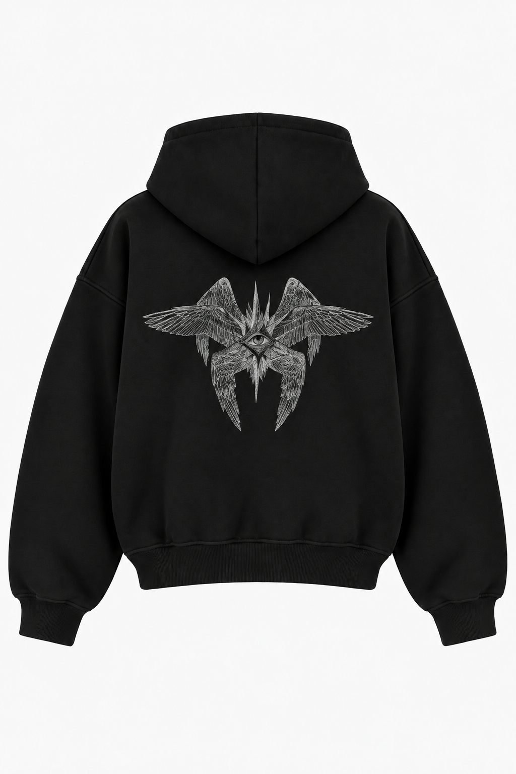 Angel Eye Zipper – Christian Zip Hoodie by SentByHeaven, image 1