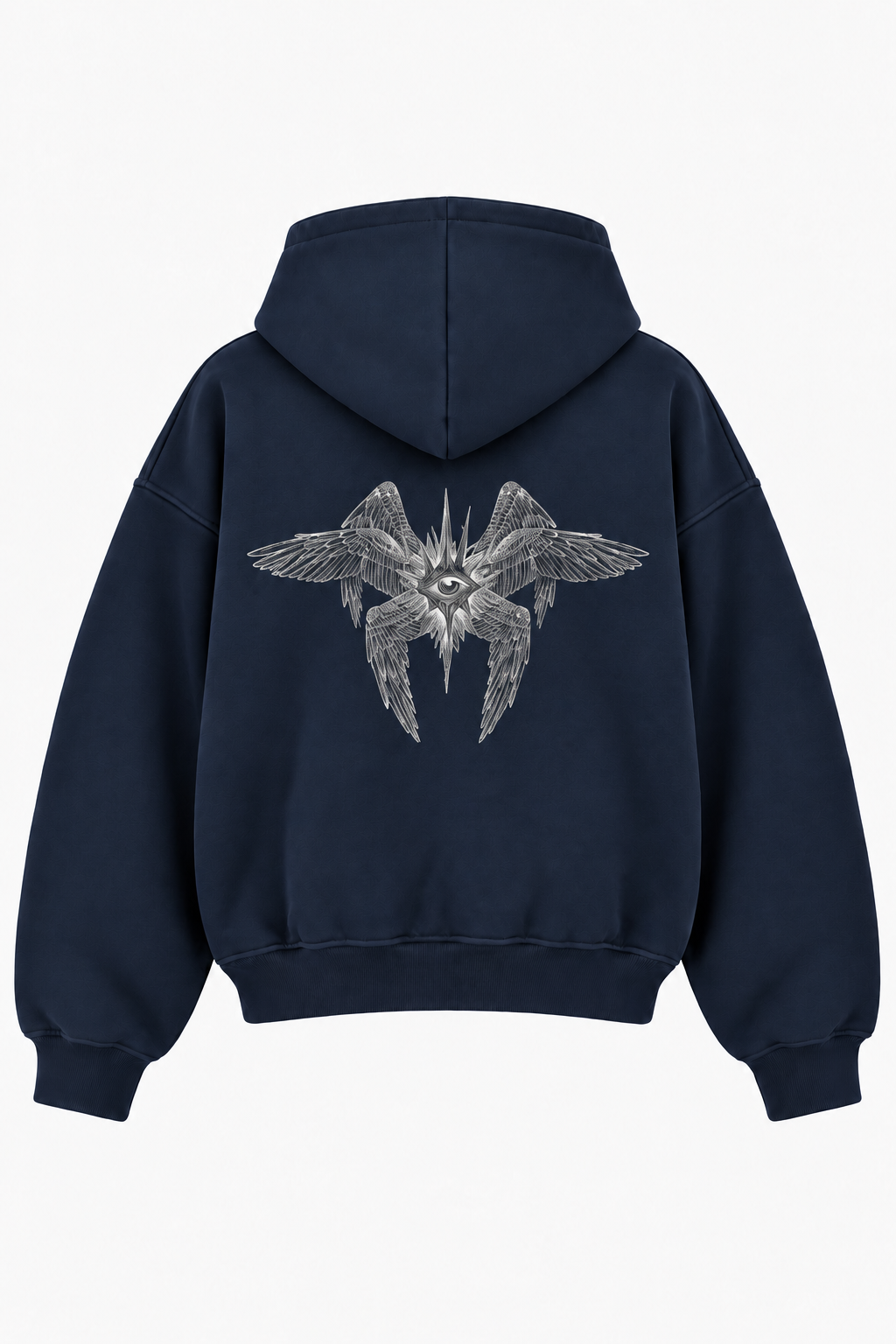 Angel Eye Zipper – Christian Zip Hoodie by SentByHeaven, image 3