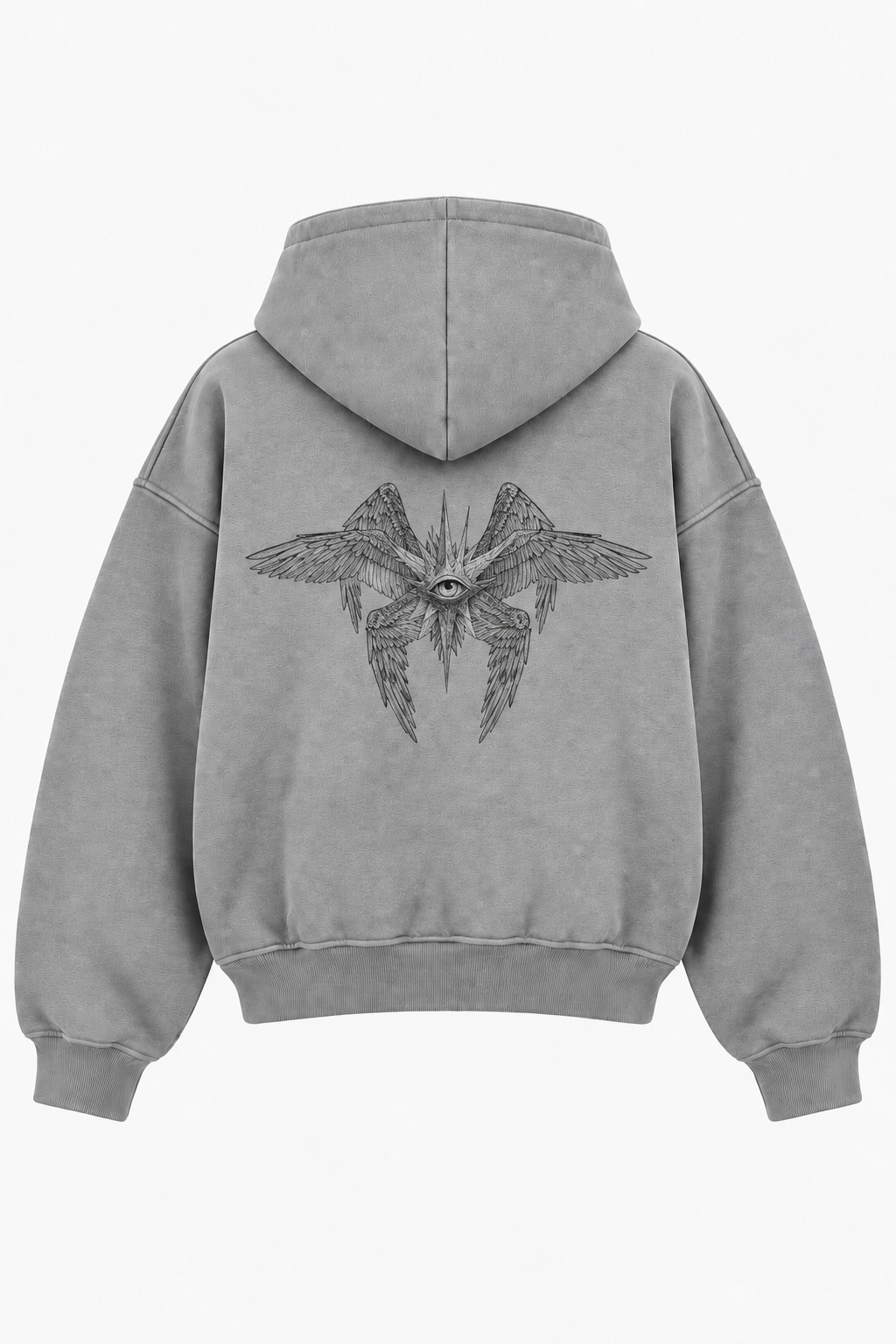 Angel Eye Zipper – Christian Zip Hoodie by SentByHeaven, image 5