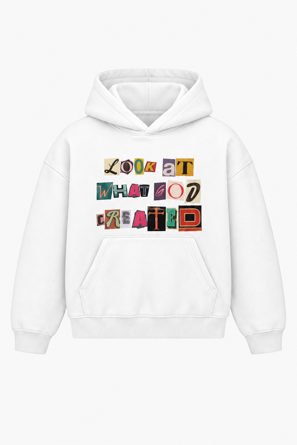 Look at what God created Heavyweight Hoodie – Christian Hoodie by SentByHeaven, image 1
