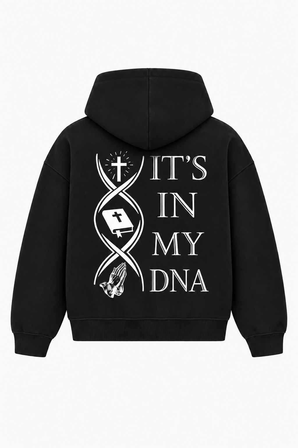 IT’S IN MY DNA Heavyweight Hoodie – Christian Hoodie by SentByHeaven, image 1