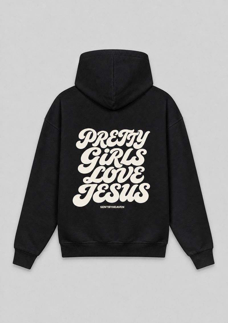 Pretty Girls Love Jesus Heavyweight Hoodie
