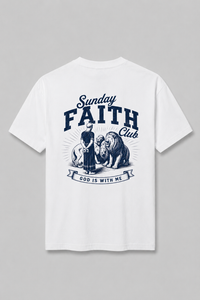 Sunday Faith Club God is with me Shirt
