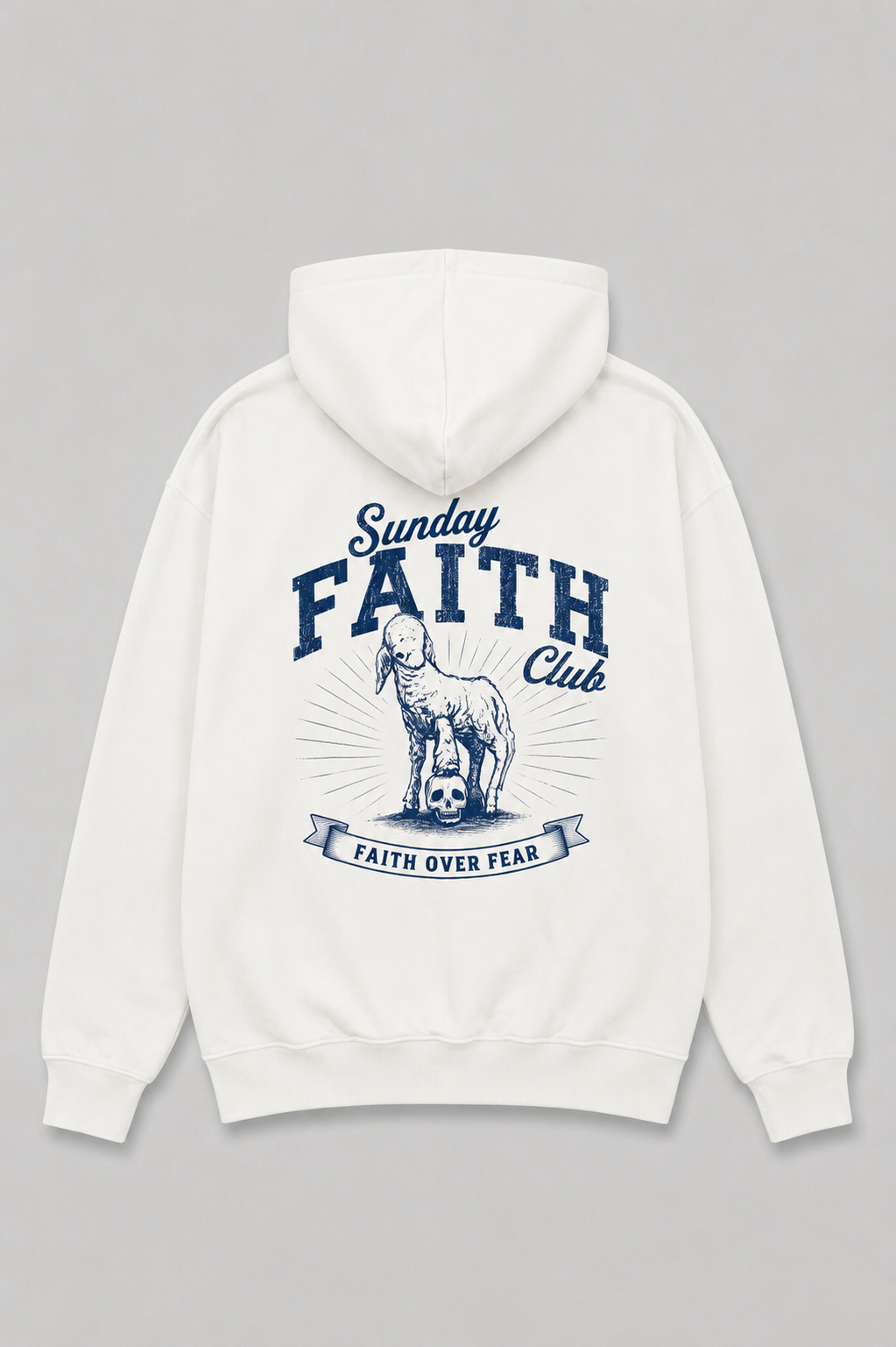 Sunday Faith Club Faith over Fear Heavyweight Hoodie