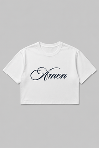 Amen Cropped Tee