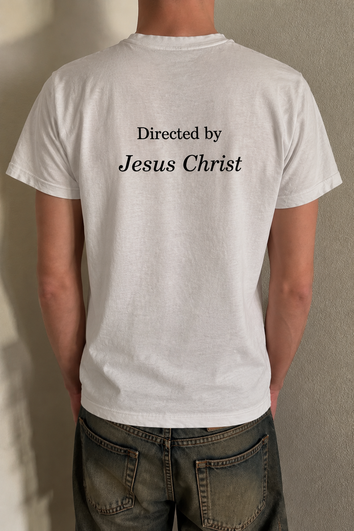 Directed by Jesus Christ Tee – Christian T-Shirt by SentByHeaven, image 2