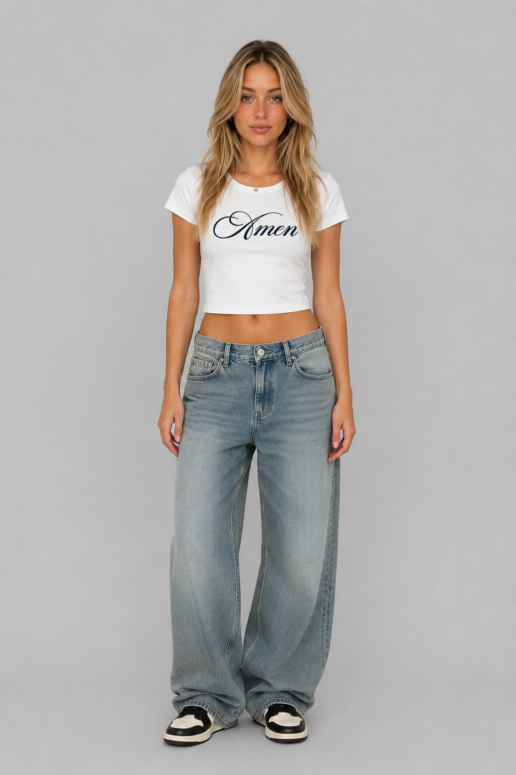 Amen Cropped Tee
