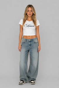 Amen Cropped Tee