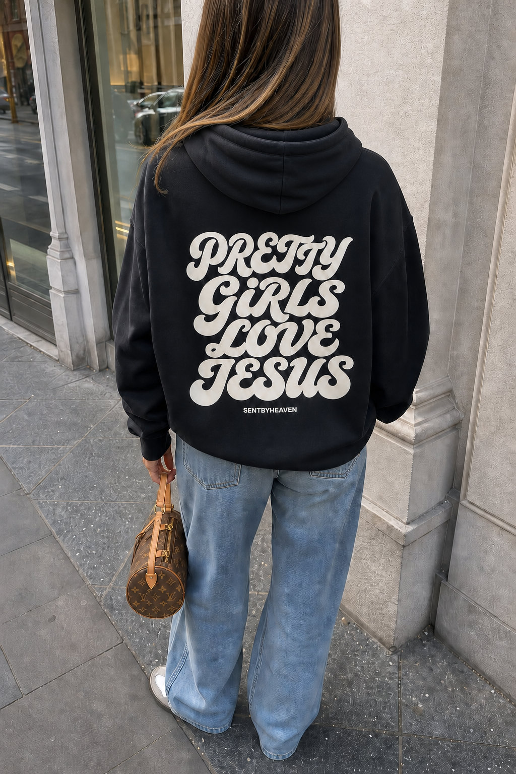 Pretty Girls Love Jesus Heavyweight Hoodie