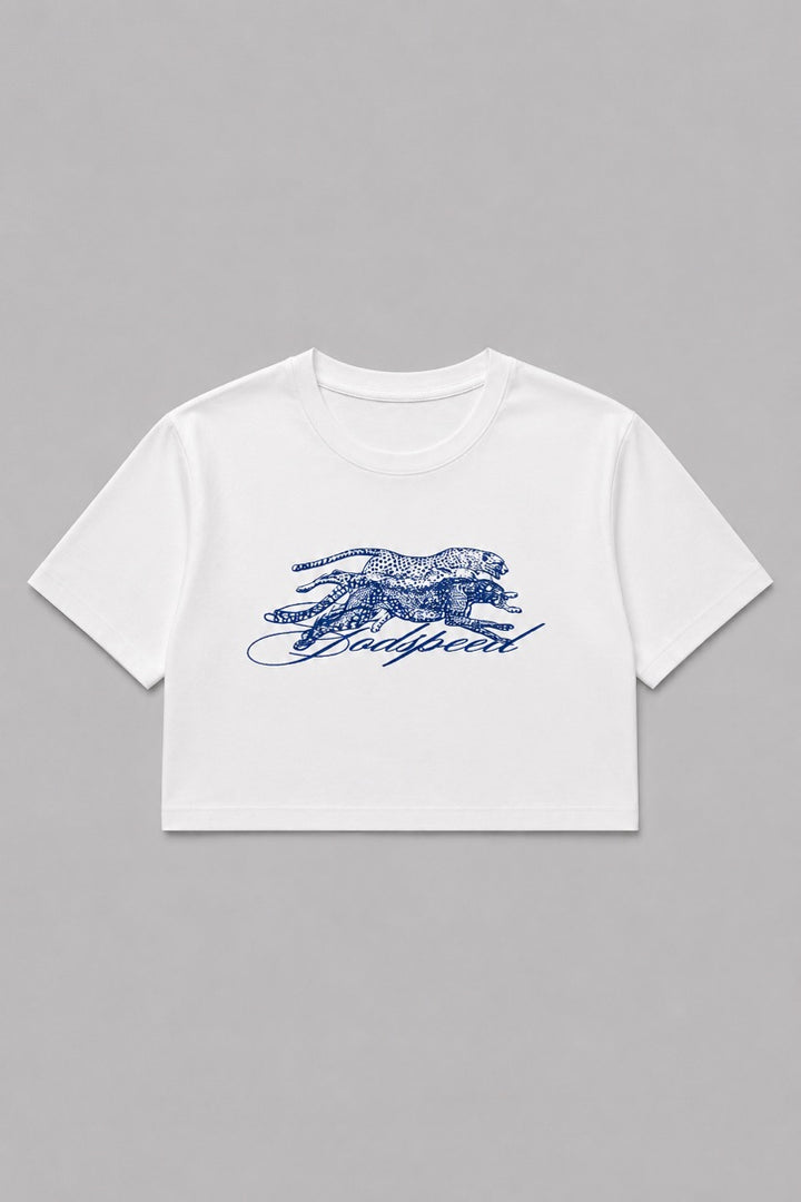Godspeed Cropped Tee – Cropped Shirt Damen von SentByHeaven (Bild 5)