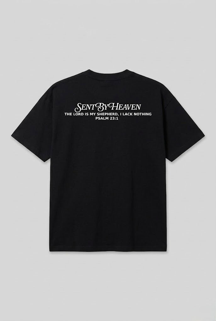 Psalm 23:1 T-Shirt – Bibelvers Shirt von SentByHeaven (Bild 3)