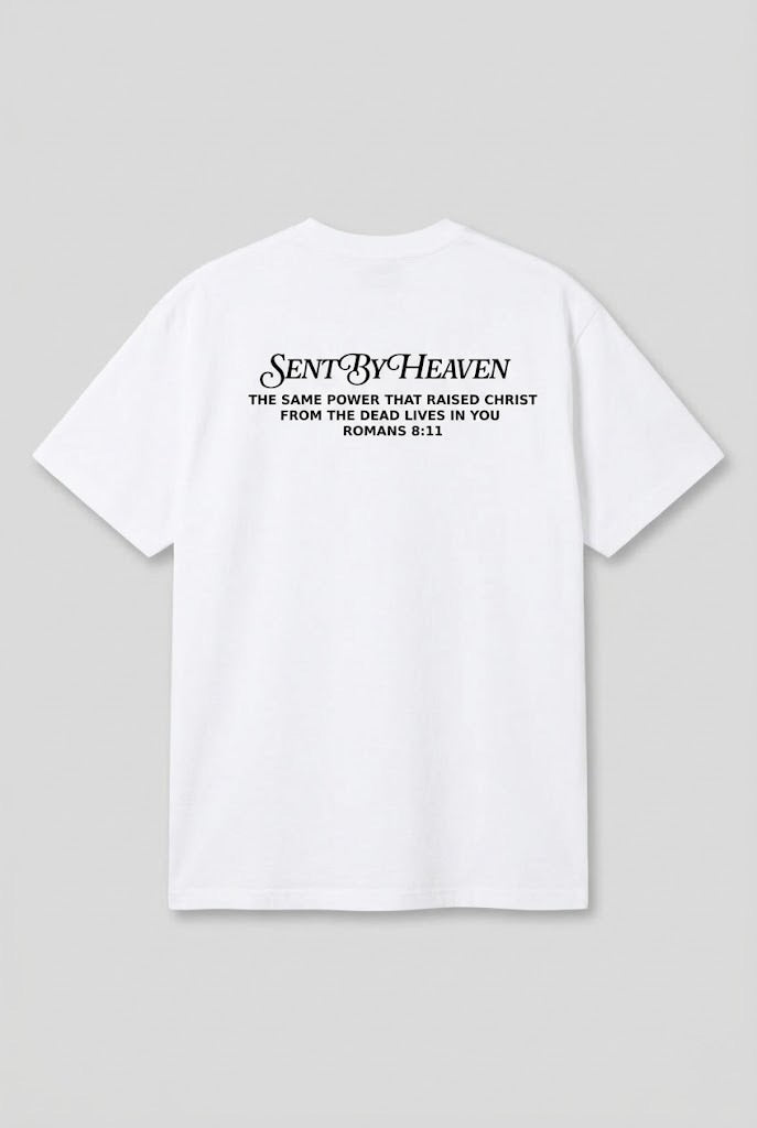 Römer 8:10 T-Shirt – Bibelvers Shirt von SentByHeaven (Bild 5)