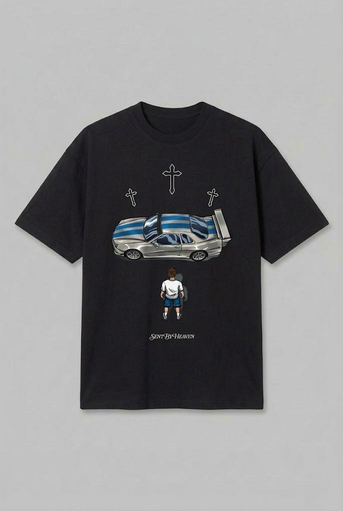 Faith and Speed – Christliches T-Shirt von SentByHeaven (Bild 5)