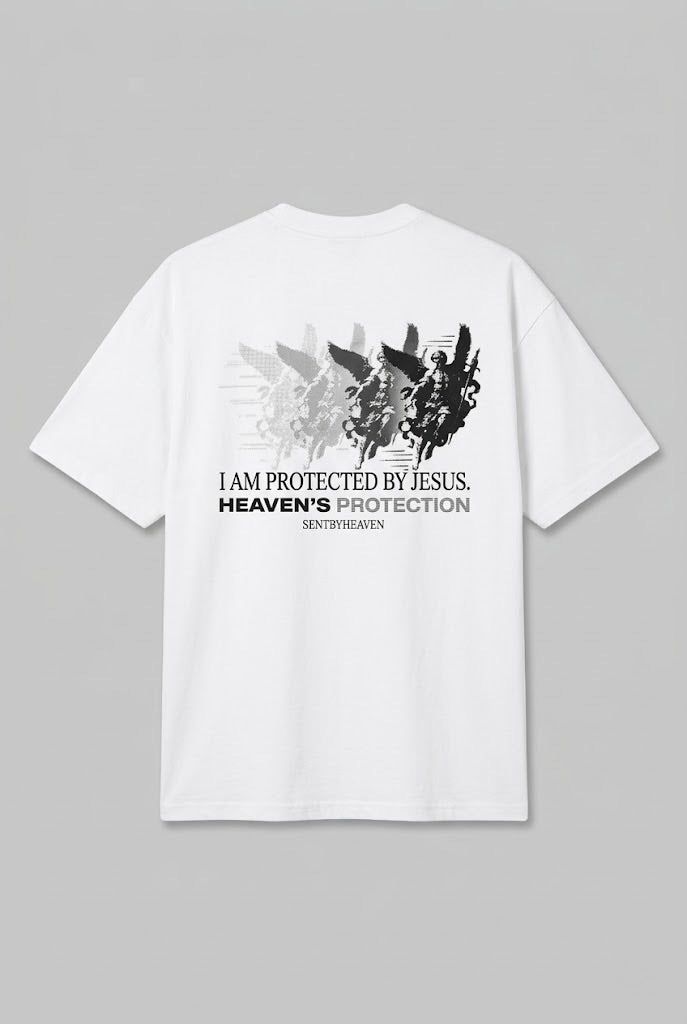 Heaven's Protection – Christliches T-Shirt von SentByHeaven (Bild 4)