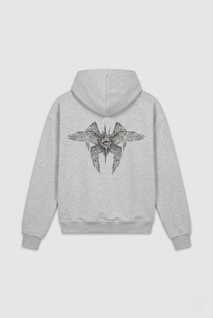 Angel Eye Zipper – Christlicher Zip-Hoodie von SentByHeaven (Bild 5)