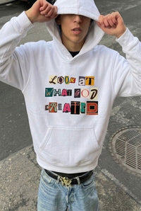 Look at what God created Heavyweight Hoodie