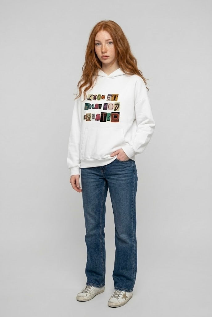 Look at what God created Heavyweight Hoodie