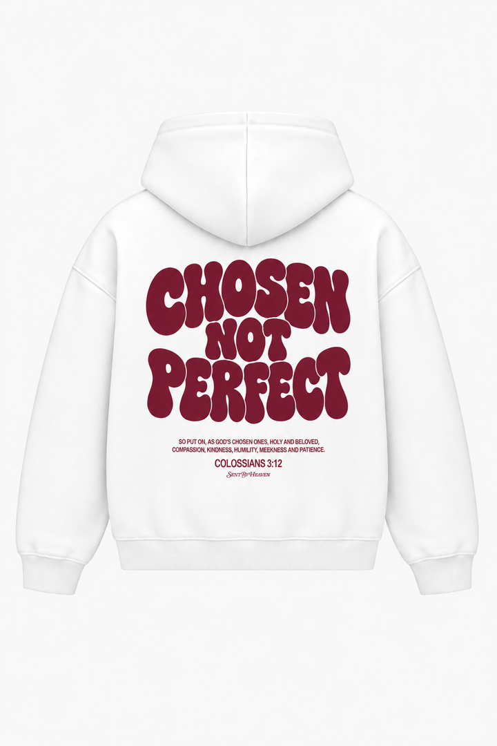 Chosen not perfect Heavyweight Hoodie
