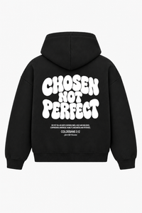 Chosen not perfect Heavyweight Hoodie