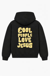 COOL PEOPLE LOVE JESUS HEAVYWEIGHT HOODIE