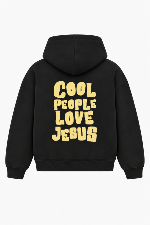 COOL PEOPLE LOVE JESUS HEAVYWEIGHT HOODIE – Hover