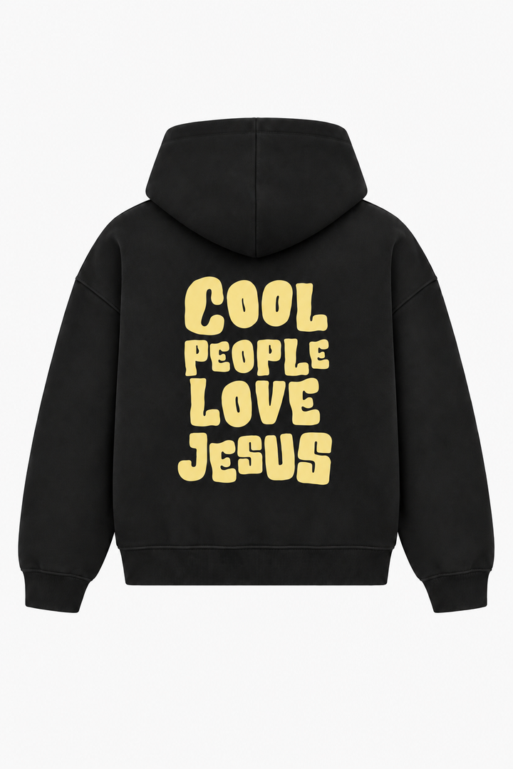 COOL PEOPLE LOVE JESUS HEAVYWEIGHT HOODIE