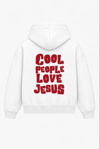 COOL PEOPLE LOVE JESUS HEAVYWEIGHT HOODIE