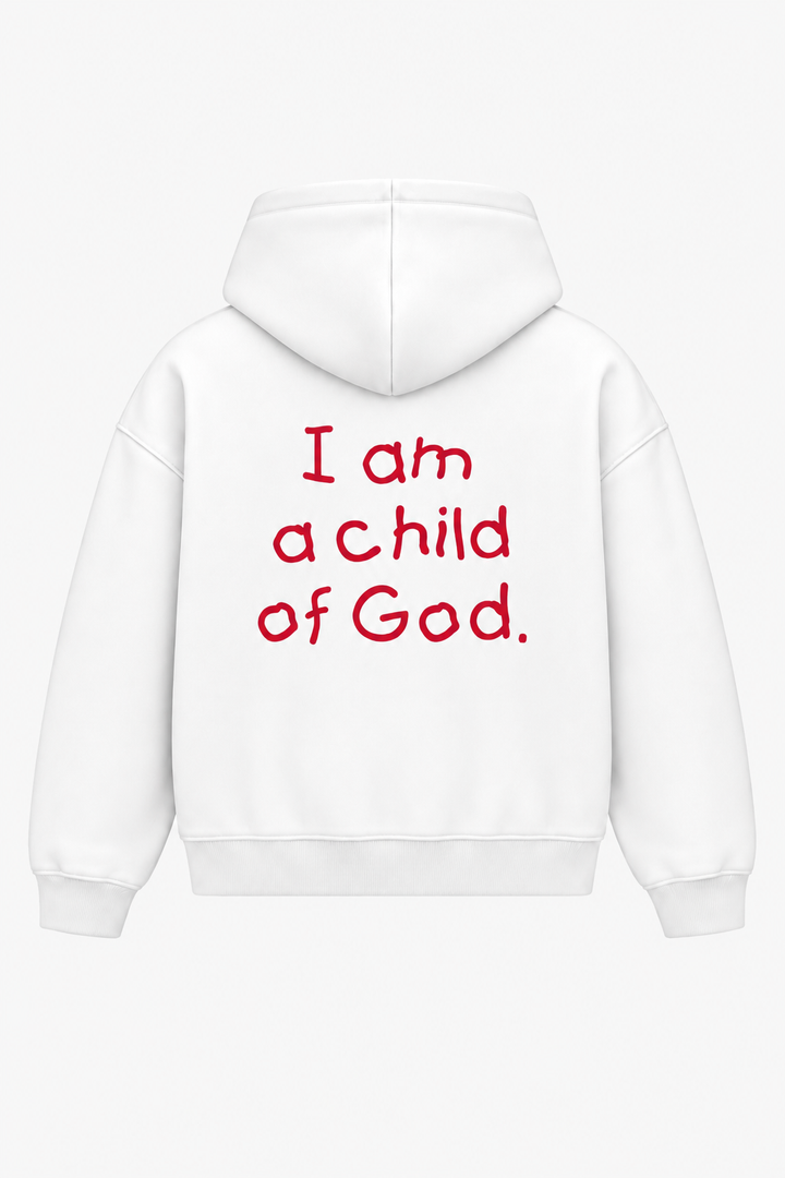 I AM A CHILD OF GOD HEAVYWEIGHT HOODIE