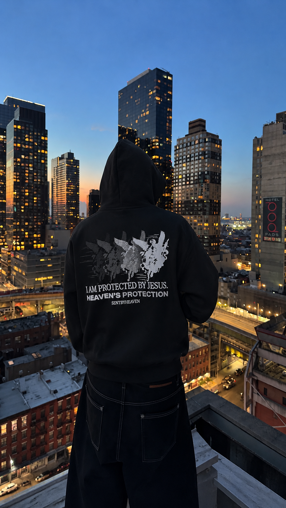Heavens Protection Heavyweight Hoodie