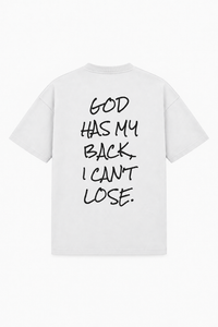 God Has My Back I Can't Lose Tee – Christian T-Shirt by SentByHeaven, image 3