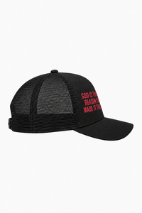 God Is The Only Reason I've Made It This Far Cap – Christian Trucker Cap by SentByHeaven, image 5