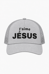 J'aime Jésus Cap – Christian Trucker Cap by SentByHeaven, image 6