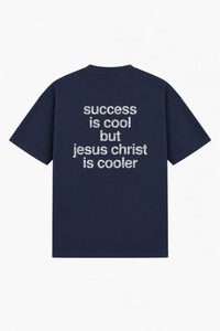Success Is Cool But Jesus Christ Is Cooler Tee – Christian T-Shirt by SentByHeaven, image 1