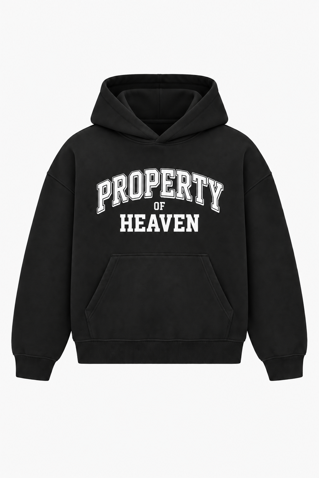 Property of Heaven Heavyweight Hoodie – Christian Hoodie by SentByHeaven, image 3