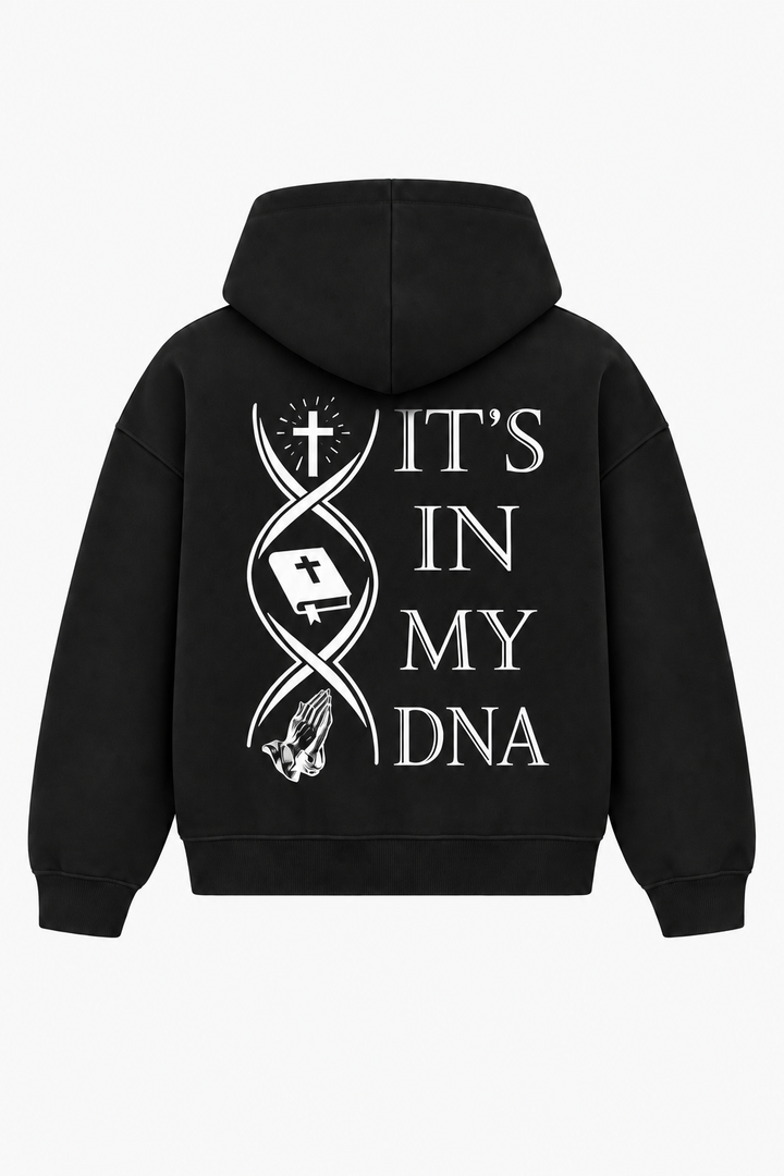 IT’S IN MY DNA Heavyweight Hoodie – Christian Hoodie by SentByHeaven, image 1