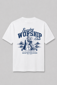 Sunday Worship Club Lift his name high Shirt