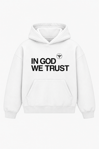 In God we trust Heavyweight Hoodie – Christian Hoodie by SentByHeaven, image 3