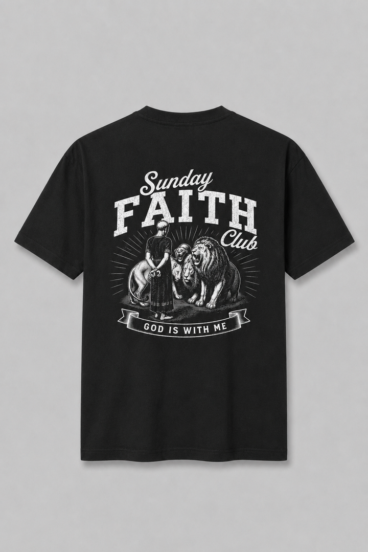 Sunday Faith Club God is with me Shirt