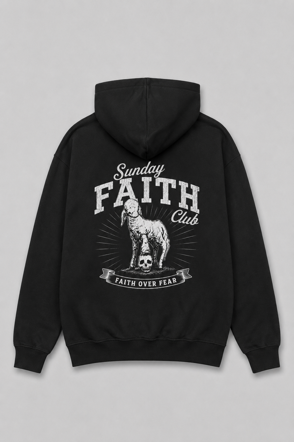 Sunday Faith Club Faith over Fear Heavyweight Hoodie
