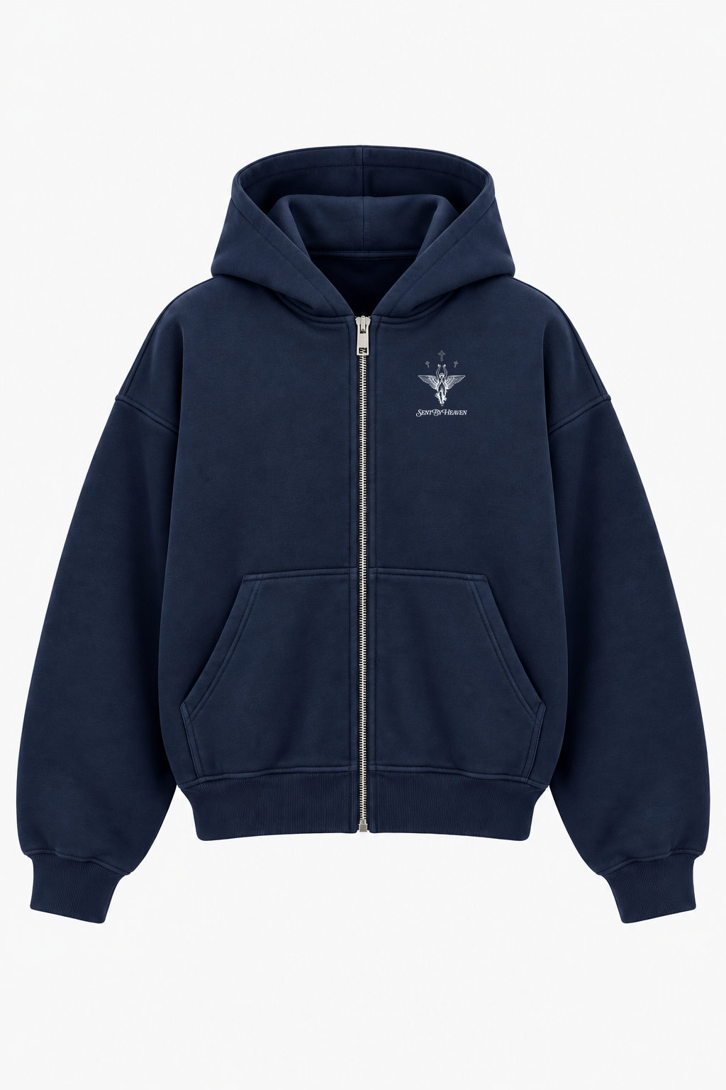 Angel Eye Zipper – Christian Zip Hoodie by SentByHeaven, image 4